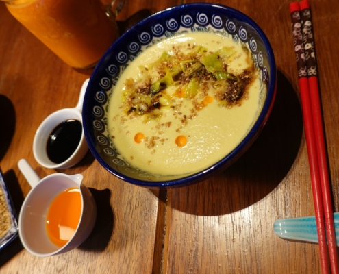 Leek & ginger creamy soup