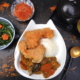 Celeriac curry with crispy Buttercup squash